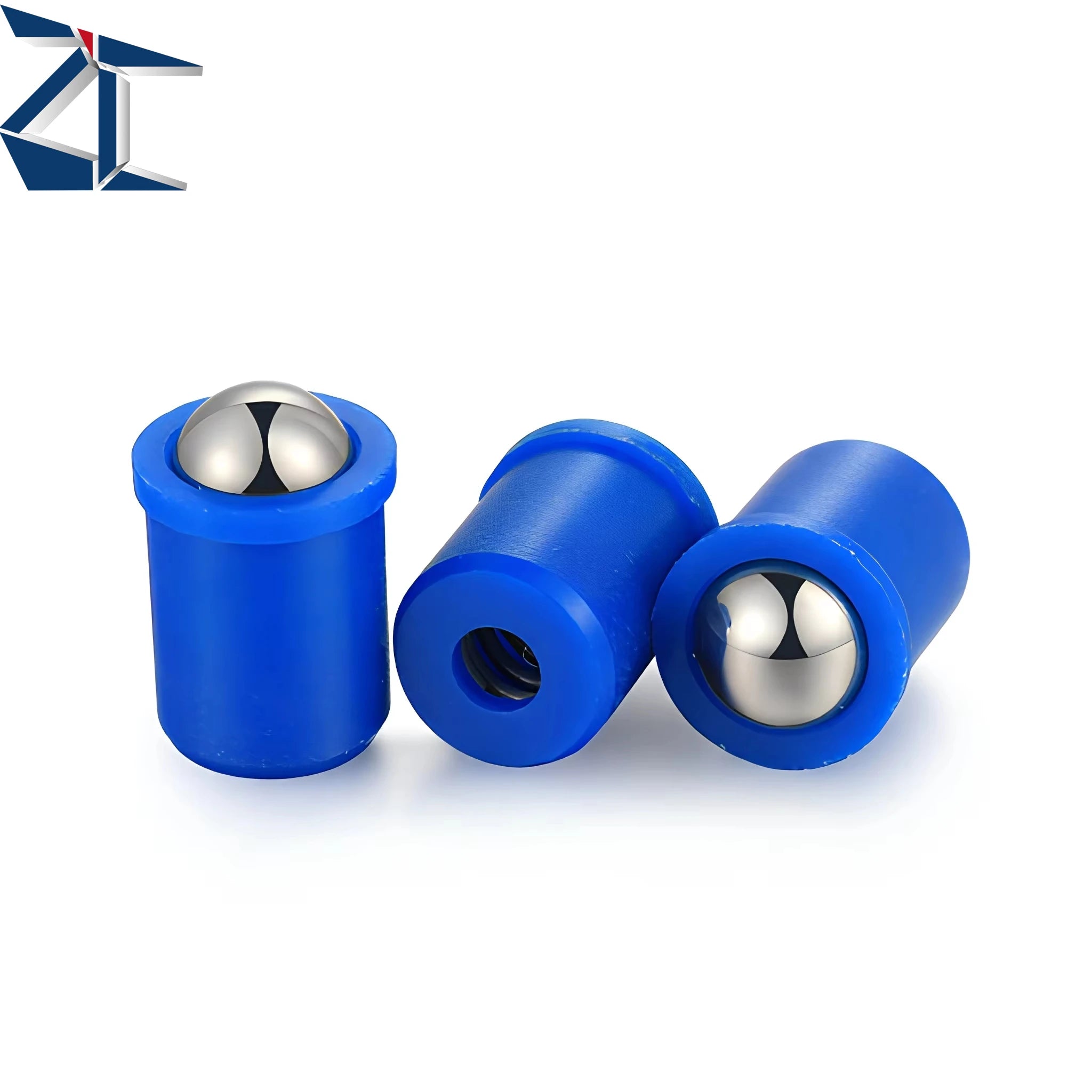 ZNPS Factory Direct Supplier Bule Stainless Steel Plastic Spring Press Fit Ball Plunger Other Hardware Fasteners