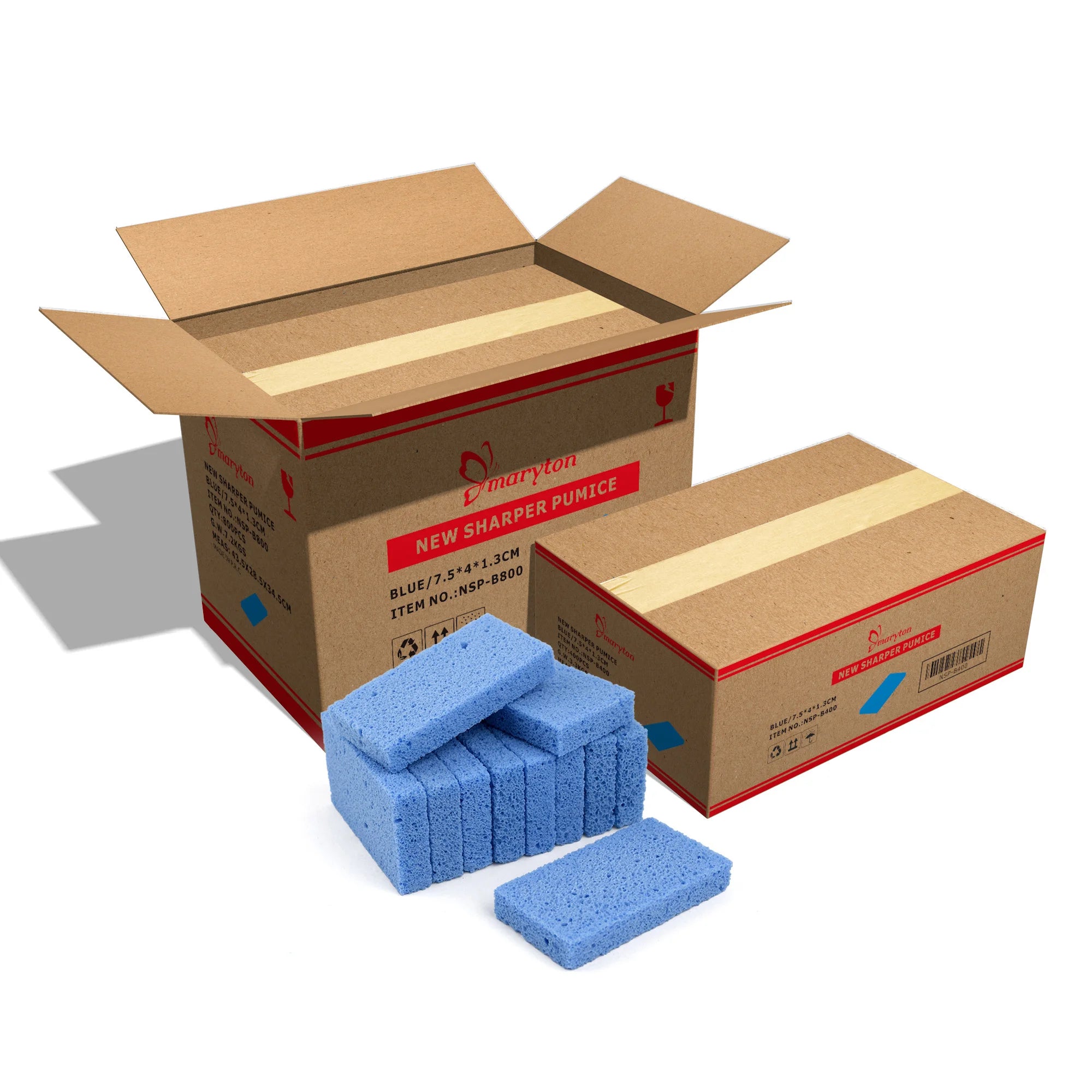 USA Free Shipping 1600Pcs/Carton More Durable Sharper Disposable Foot Callus Remover Pumice Stone New Sharper Pumice Pad