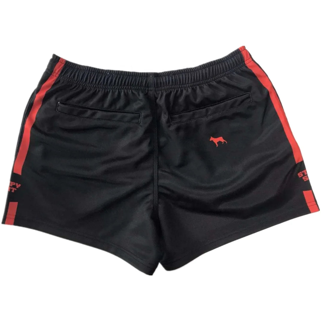 Wholesale Custom Team Logo Polyester Sublimated Rugby Pants Shorts with Pockets Durable and Breathable