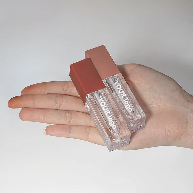 Hot Selling Classic Square Small Package Lip Gloss Tubes Manufacturer's Direct Supply Plastic DIY Cosmetic Lip Gloss Tube