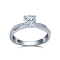 14K Solid Gold 1CT Lab Grown Diamond IGI Certified Solitary Ring