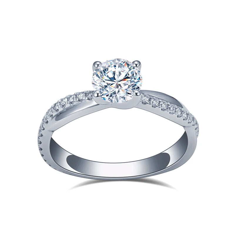14K Solid Gold 1CT Lab Grown Diamond IGI Certified Solitary Ring