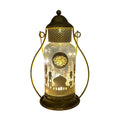 Dropshipping Ramadan Lantern Eid Mubarak Element Iron Horse LED Light Eid Ramadan Islamic Indoor Home Party Decor Festival