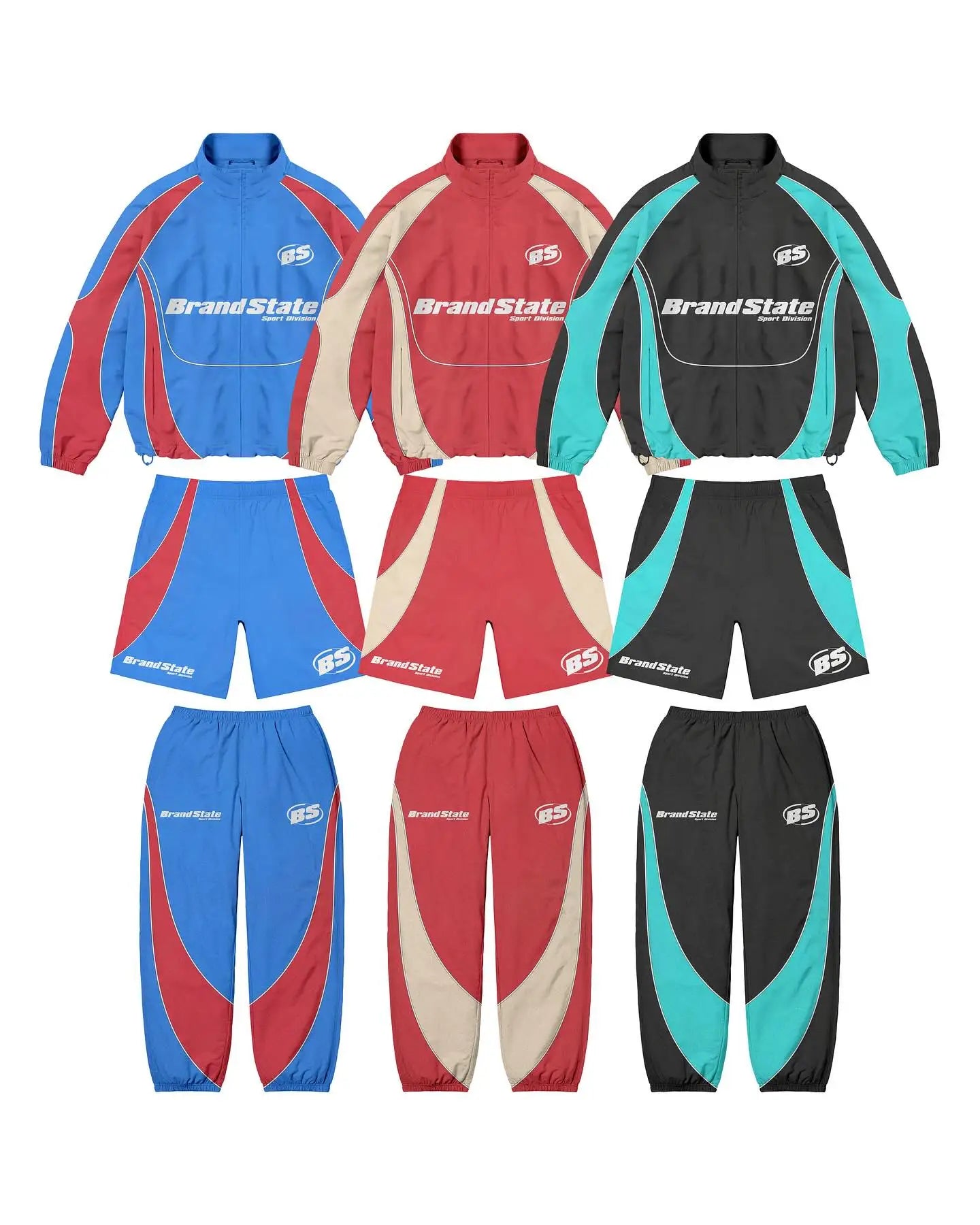 ODM  Manufacturers Sportswear Jogging Track Suits Zip up Jogger Polyester Wind Breaker Nylon Tracksuits for Men