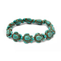 Prosperous Legend Hawaiian Blue Turquoise Sea Turtle Charm Bracelet Stretch Jewelry for Healing Fashionable Charm Bracelets MegaBDM