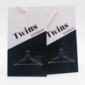 Custom Brand Name Logo Silk Screen Printing Labels Price Paper Hang Tags for Watches
