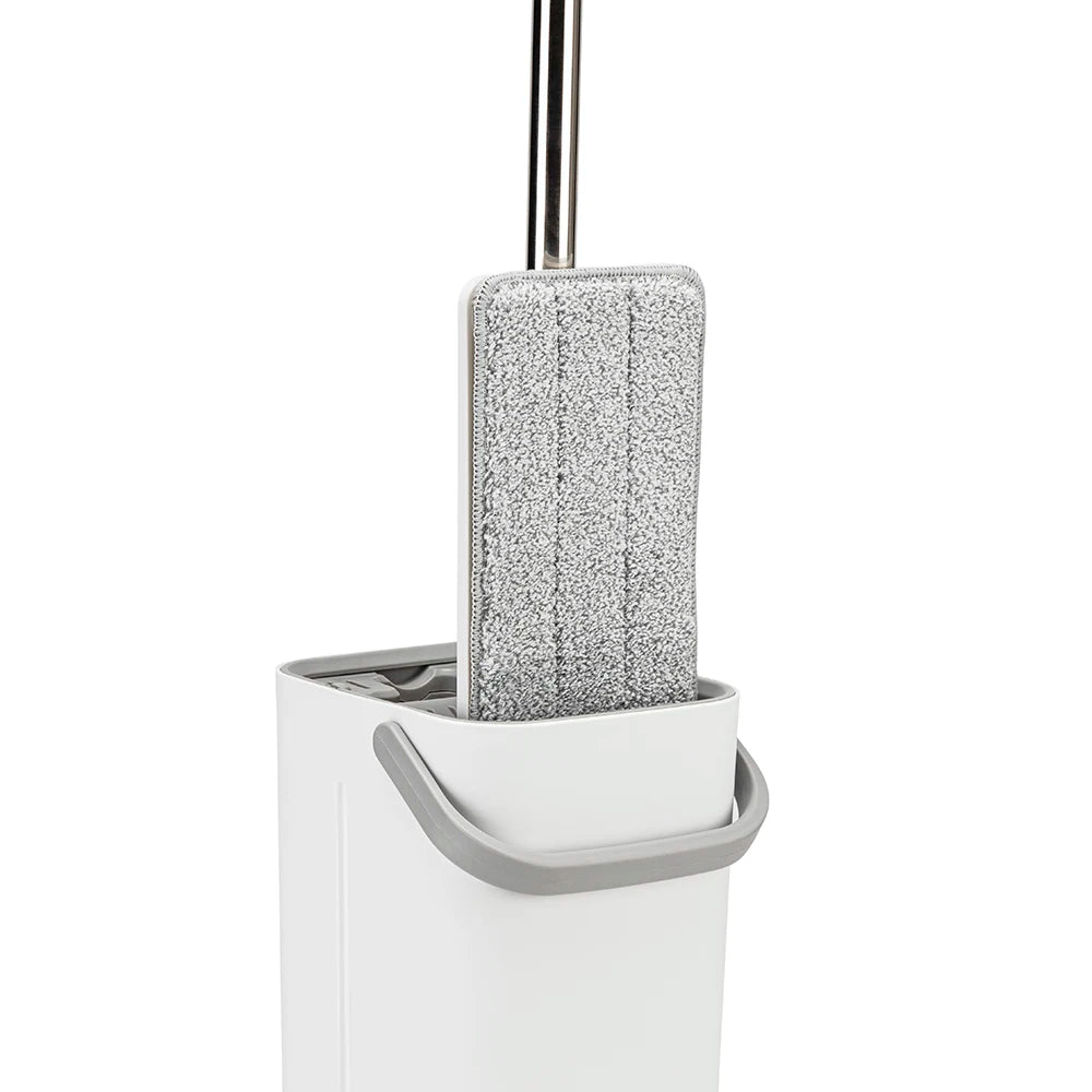 BNcompany BN2099 360 Easy New Eco-Friendly Flat Mop & Squeeze Bucket Set with 5L Capacity Hand-Free Floor Cleaning