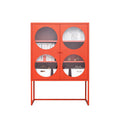 Modern 2-door Metal Living Room Cabinet with Adjustable Shelves