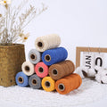 2024 New Customized Macrame Cord 2mm 3mm 4mm 5mm 6mm 9mm Hilos Thread Braided Cotton Por Mayor Single Strand Rope