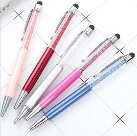 Wholesale Plastic Ballpoint Pen with Custom logo Ballpoint Colorful Slim Metal Body Twist Ballpoint Pens