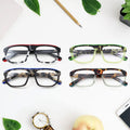 Wholesale Trendy Acetate Large Optical Frame Eyeglasses Rectangle Frame With Lens Unisex Eyewear
