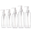 200ml PET Round Bottle with Pump Sprayer Custom Logo Screen Printing Soy Ink for Skin Care Serum & Shampoo
