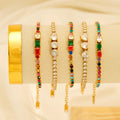 High-End Light Luxury Ins Style Stainless Steel Full Diamond Zircon Bracelet for Women