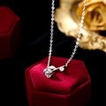 Valentine's Day Gift Idea Luxury Stainless Steel Rose Pendant Necklace for Women for Girlfriends