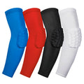 Hot Selling Anti-Collision Sport Protection Elbow Brace Honey Comb Arm Sleeve Elbow Pads Basketball Shooter Sleeves
