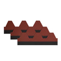 Ready to Ship Low Price Modern Waterproof Flat Mosaic Hexagonal Red Asphalt Roofing Tile Lightweight Shingles Sheet
