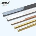 Foshan Factory JECA 304 Stainless Steel Tile Trim Metal Tile Trim for Wall Furniture Door Decoration T Shape Tile Profiles