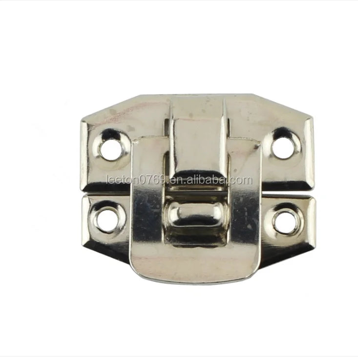 Stock Supply Box Accessories 24 X 19mm Nickel  Gold and Antique Brass Colored Small Metal Box Lock