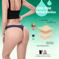 Shanhao Customized Seamless Light Flow Period Thong Low Rise Reusable Menstrual Thong Panties Period G-string for Women