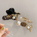 Light Luxury Hot-selling Retro Pearl Fashion Girl Hairpin Hair Accessories Korean Elegant Female Hair Claw Clip Daily Use