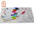 10cm Length Plastic Dry Erase Marker 12 Colors White Board Marker for School Office Paper DIY Drawing Erasable Coloring Pen MegaBDM