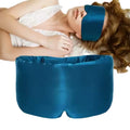 Silk Satin Sleep Mask for Women and Men Total Blackout 100% Mulberry Eye Mask with Adjustable Headband Full Size