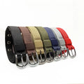 New Women Nylon Belt Pin Buckle Belts Fabric Canvas Belt Polyester Outdoor Wholesale LQbelt Factory