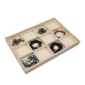 Wooden Jewellery Display Stands Accessories Storage Tray Luxury Wood Jeweller Display Tray