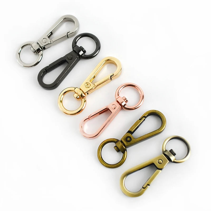 Meetee F3-43 10mm Alloy Keychain Clasps Bag Hardware Accessories Handbag Strap Connection Dog Buckle