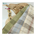 100% Linen Solids Yarn-Dyed Denim Fabric Natural Style Breathable Upholstery Home Textile Cars Curtains Bags Bedding Cushions