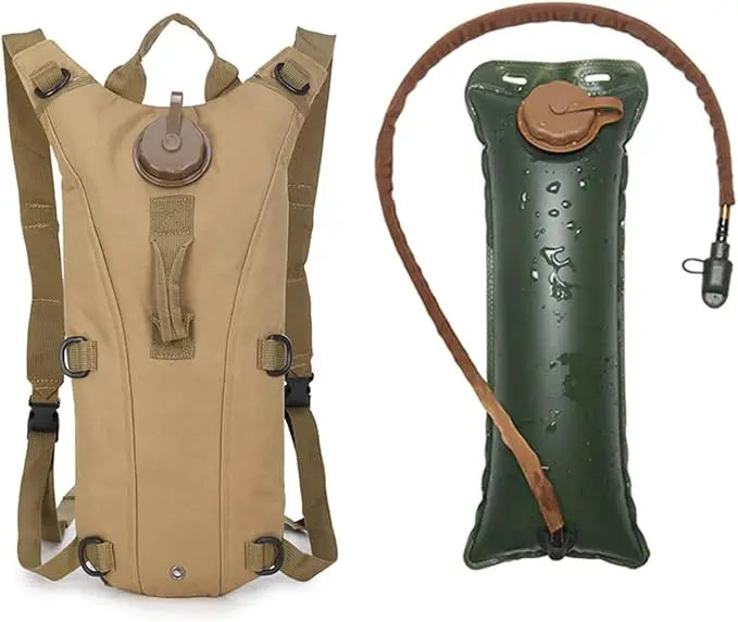 Dropshipping Hiking Hydration Pack Bag and Bladder Lightweight Tactical 3L Hydration Water Bladder Backpack