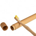 Eco-Friendly Disposable Bamboo Toothbrush Natural Economy Simple Flat Design for Daily Home Hotel Use Biodegradable Compostable