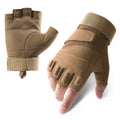 Man Tactical Half Finger Training Protection Camouflage Gloves Sport Bike Cycling Fitness Shockproof Gym Gloves