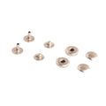 Customized 4 Hole Silver Denim Coat Brass Metal Button Shank Uniforms Button Metal Snap Button for Clothes