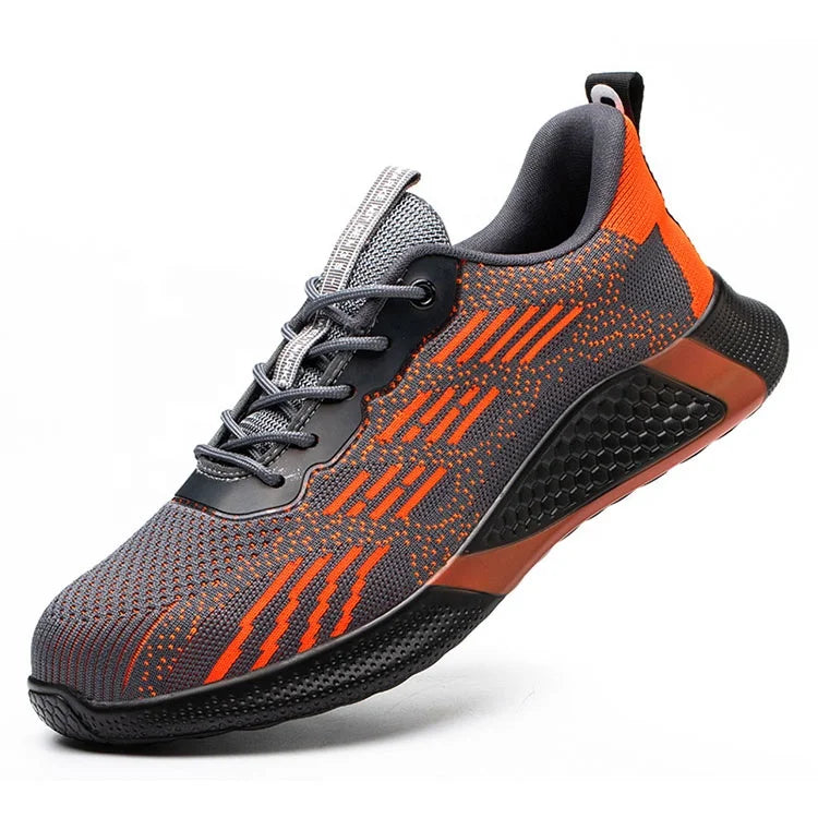 Men Women Steel Toe Shoes Lightweight Non Slip Work Construction Industrial Breathable Sneakers Outdoor Sport Safety Shoes