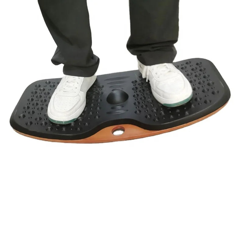 Cheap Ergonomic Standing Desk Wooden Wobble Fit Balance Board