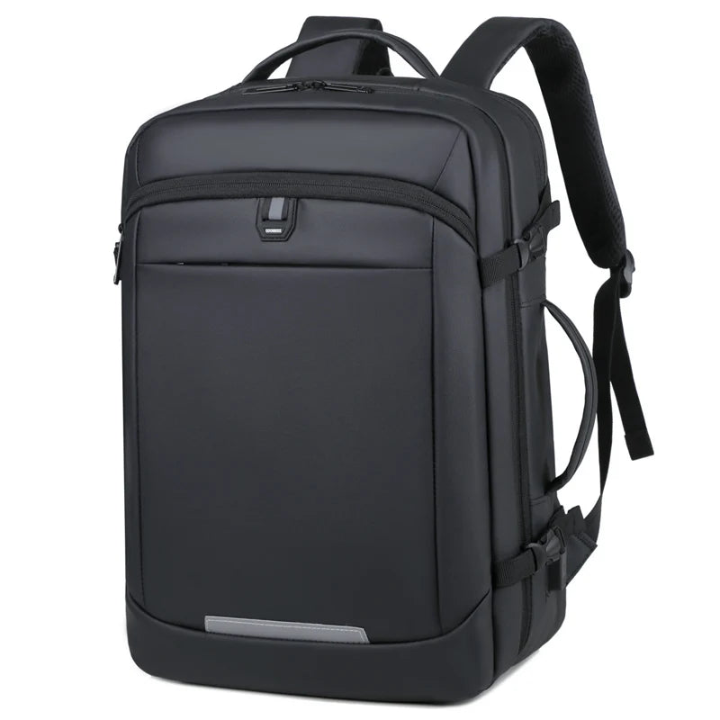 Business Backpack Waterproof Notebook for Men School Book Bag Expandable with USB Charging Laptop Backpacks Custom 17 Inch Nylon