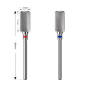 Large Barrel Chamfer Flat Top Carbide Safety Use Acrylic Gel Strong Smooth Polish Off Burr Manicure E-file Bits Nail Drill Bit
