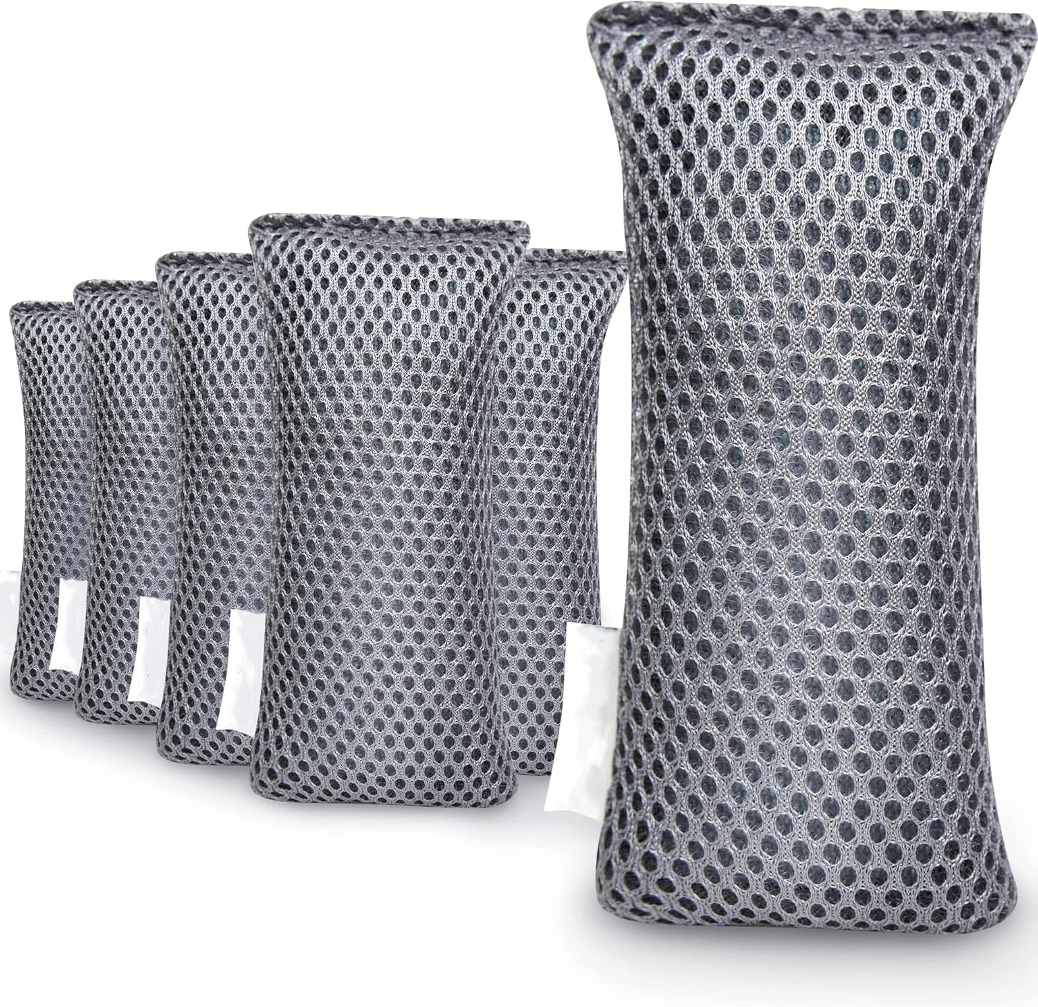 6-Pack Shoe Deodorizer Bags Bamboo Charcoal Absorbs Stink Moisture Eliminates Odor for Shoes Boxing Gloves All Sports