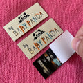 Soft Natural Color Iron on Woven Labelcartoon Design Heat Press Clothing Label for Under Wear