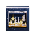 XMAS Customized Laser Cut Popup Christmas Holiday Greeting Cards