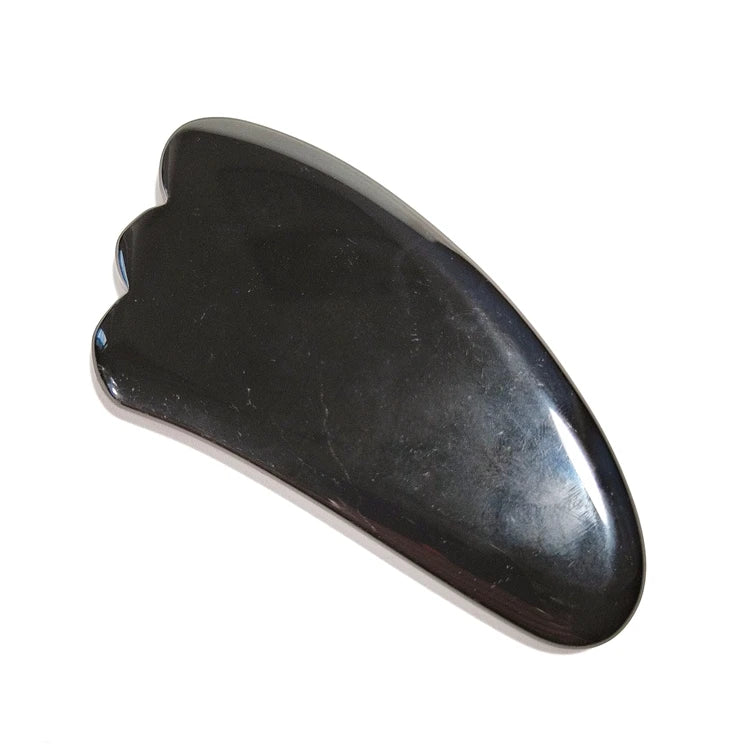 HZ Facial Massage Scraping Jade Gua Sha Black Obsidian Custom Gua Sha Kerokan Tool