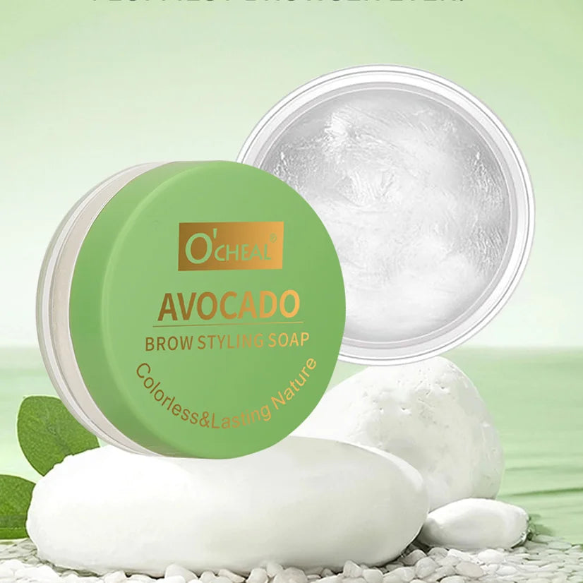 O'CHEAL Light Fragrance Eyebrow Soap No Residual Eyebrow Styling Soft Wax Gel Waterproof Long-lasting Eyebrow Wax