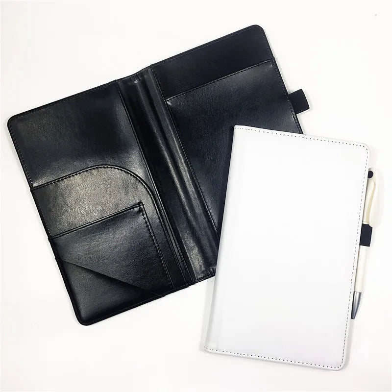 Factory Price Sublimation PU Leather Black Brown Server Book Wallet Waitress Check Presenter