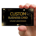 Custom Art Business Cards with Logo Printing and High-Quality Offset Printing for Brand Identity