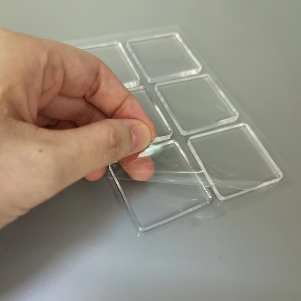 Silent Gel Pad Soundproofing Mat Transparent Gel Pad Sheet Vibration Resistant Earthquake protection Shock Absorption