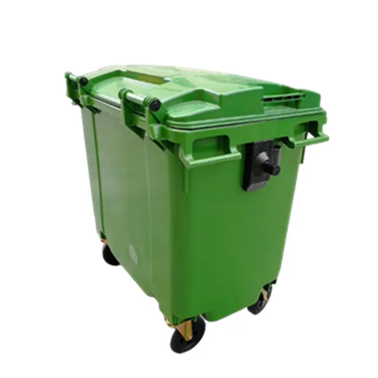 100L/240L/360L/660L Plastic Standing Park Trash Bin Public Garbage Can with Dustbin Structure