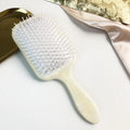 Creative Art Original Detangling Tortoise Shell Comb Custom Handmade Cellulose Acetate Anti-Tangle Hair Brush for Curly Hair