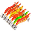 The New 7.5g Sea Fishing ABS Shrimp Squid Octopus Lure with Hooks for Salmon & Bream