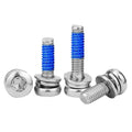 M2 M3 M4 X 8mm M5 M6 M8 Carbon Steel Galvanized Torx Combination Machine Screw Bolt With Plain Flat Washer and Spring Washers
